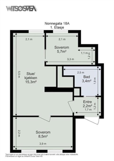 2-Br Close To City Centre Trondheim Eksteriør billede